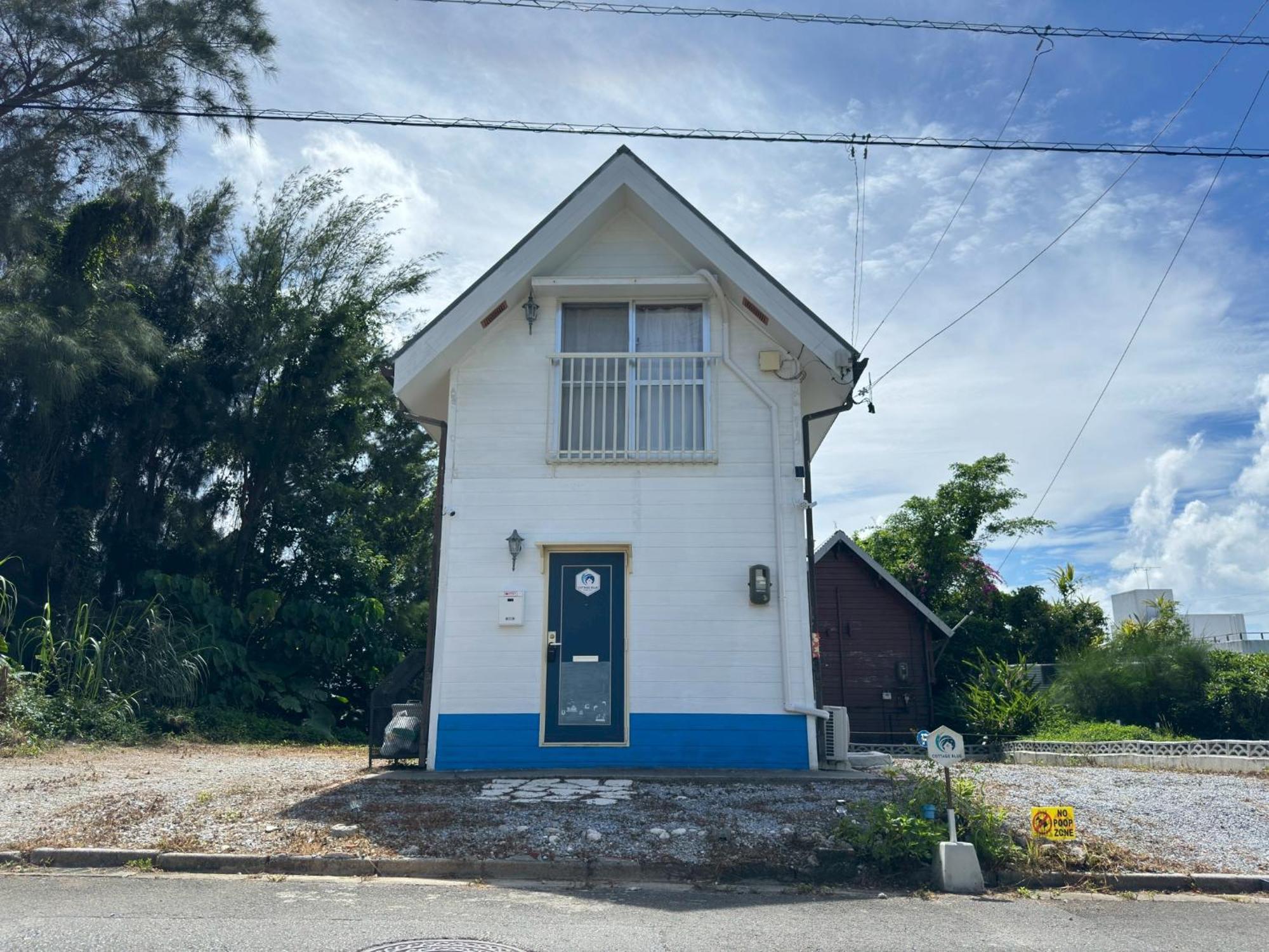 Cottage Blue Onna Exterior foto